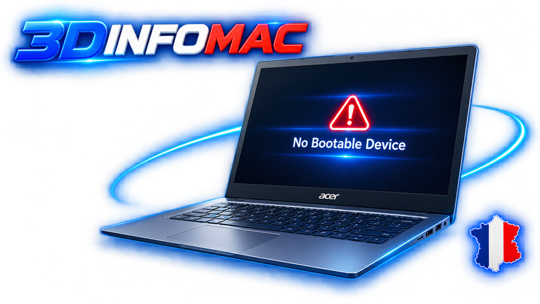 Acer No Bootable Device  Aucun périphérique de démarrage détecté