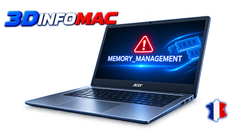 MEMORY_MANAGEMENT    Erreur de gestion de la mémoire