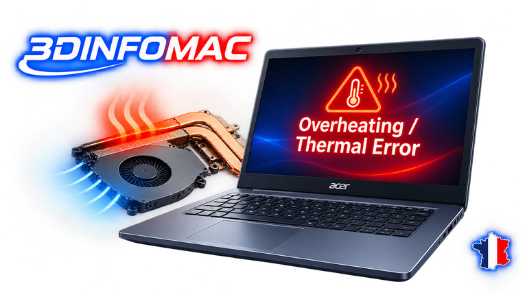 Acer Overheating / Thermal Error Température trop élevée