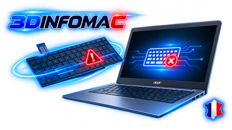 Keyboard Interface Error Problème au niveau du clavier, du connecteur