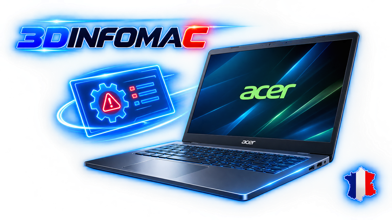 Codes d’erreur et messages de panne Acer