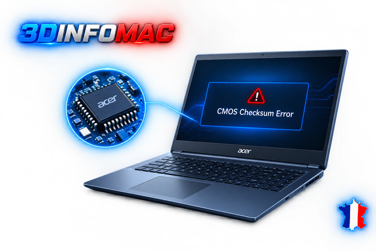 Erreur CMOS sur ordinateur Acer