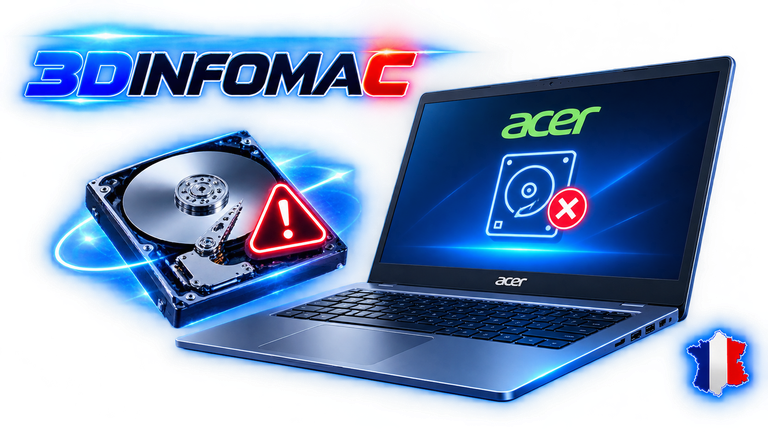 Erreur du disque dur 0 SSD/HDD défectueux ou problème de connexion