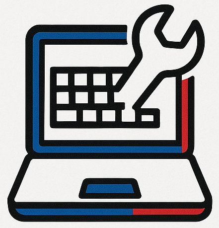 Réparation changement de clavier touche arraché du pc portable