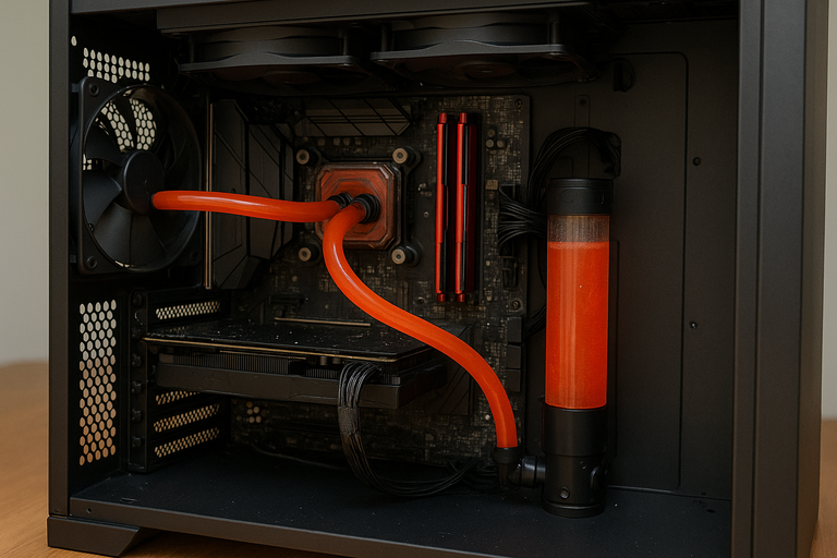 Radiateur bouché par poussière acer
